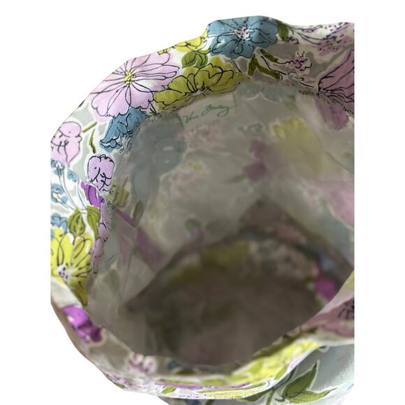 Vera Bradley Ditty Bag Watercolor Drawstring Cosmetic Pouch Pre-Owned Like New - Picture 3 of 3